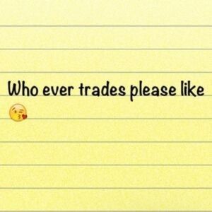 Traders welcome! Please like this post